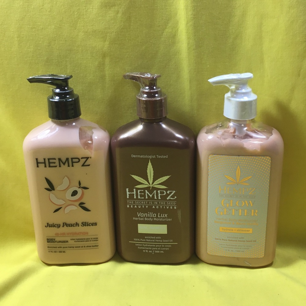 Hempz Peach & Bronze Body Moisturizer Trio